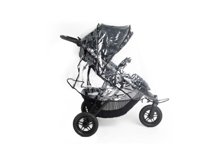 Roma Atlas 3 Wheel Pram - Jet Black | Baby Snooze