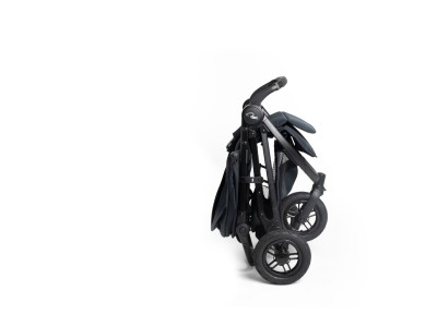 Roma Atlas 3 Wheel Pram - Jet Black | Baby Snooze