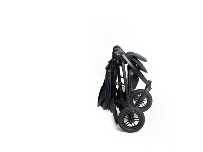 Roma Atlas 3 Wheel Pram - Jet Black | Baby Snooze