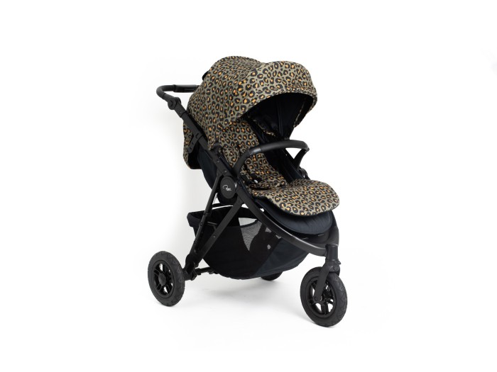 Roma Atlas 3 Wheel Pram - Khaki Leopard | Baby Snooze