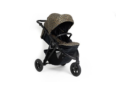 Roma Atlas 3 Wheel Pram - Khaki Leopard | Baby Snooze