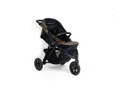 Roma Atlas 3 Wheel Pram - Khaki Leopard | Baby Snooze