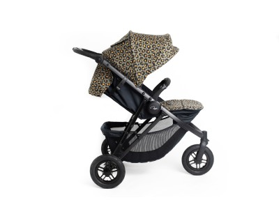 Roma Atlas 3 Wheel Pram - Khaki Leopard | Baby Snooze