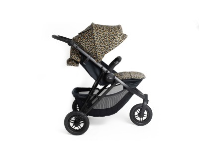 Roma Atlas 3 Wheel Pram - Khaki Leopard | Baby Snooze