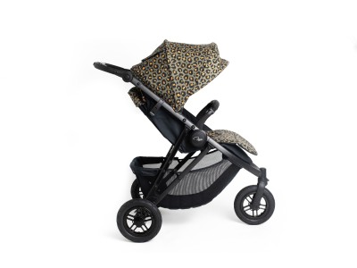Roma Atlas 3 Wheel Pram - Khaki Leopard | Baby Snooze