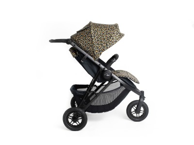 Roma Atlas 3 Wheel Pram - Khaki Leopard | Baby Snooze