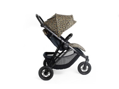 Roma Atlas 3 Wheel Pram - Khaki Leopard | Baby Snooze