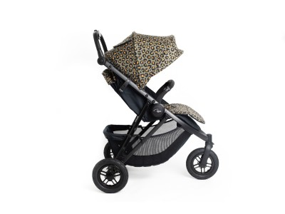 Roma Atlas 3 Wheel Pram - Khaki Leopard | Baby Snooze