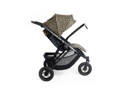 Roma Atlas 3 Wheel Pram - Khaki Leopard | Baby Snooze