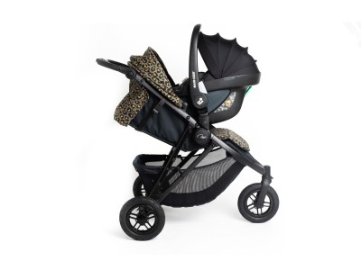 Roma Atlas 3 Wheel Pram - Khaki Leopard | Baby Snooze