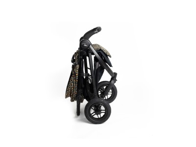 Roma Atlas 3 Wheel Pram - Khaki Leopard | Baby Snooze
