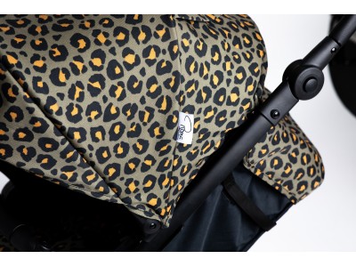 Roma Atlas 3 Wheel Pram - Khaki Leopard | Baby Snooze
