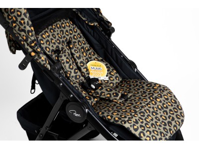 Roma Atlas 3 Wheel Pram - Khaki Leopard | Baby Snooze