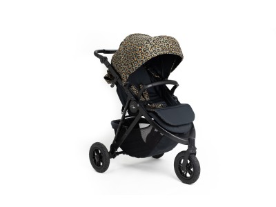 Roma Atlas 3 Wheel Pram - Khaki Leopard | Baby Snooze