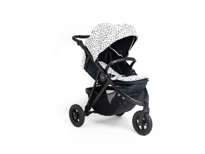 Roma Atlas 3 Wheel Pram - Dalmatian | Baby Snooze