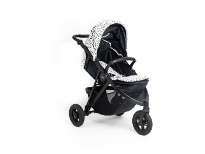 Roma Atlas 3 Wheel Pram - Dalmatian | Baby Snooze