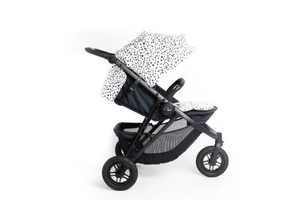 Roma Atlas 3 Wheel Pram - Dalmatian | Baby Snooze