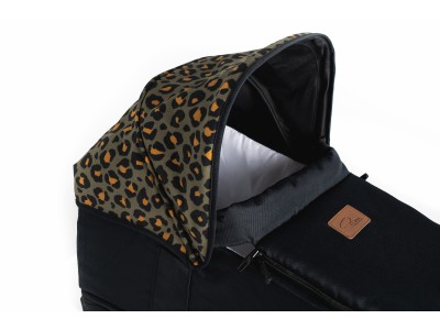 Roma Gemini Carry Cot - Khaki Leopard | Baby Snooze