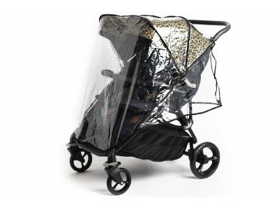 Roma Gemini Double Buggy - Khaki Leopard | Baby Snooze