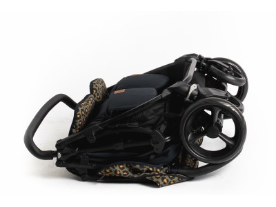 Roma Gemini Double Buggy - Khaki Leopard | Baby Snooze