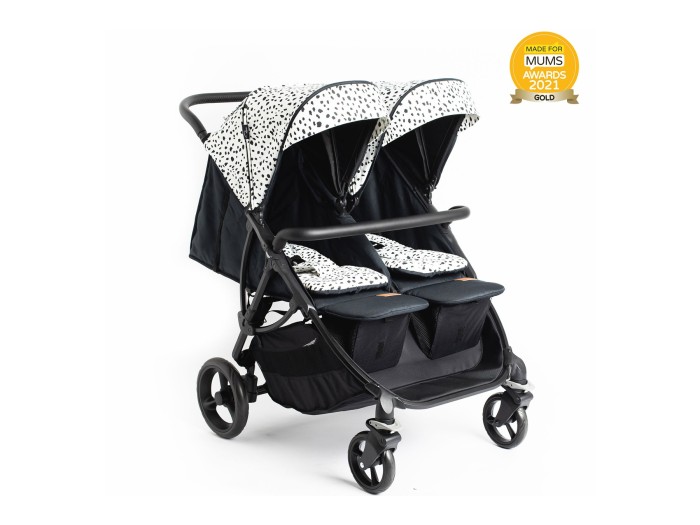 Roma Gemini Double Buggy - Dalmatian | Baby Snooze