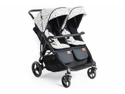 Roma Gemini Double Buggy - Dalmatian | Baby Snooze