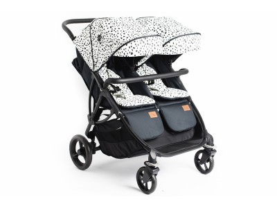 Roma Gemini Double Buggy - Dalmatian | Baby Snooze