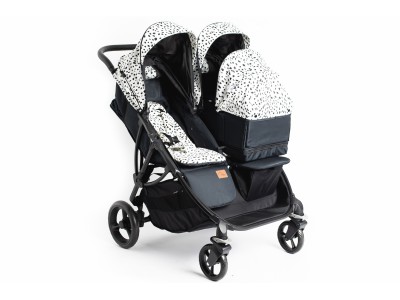 Roma Gemini Double Buggy - Dalmatian | Baby Snooze