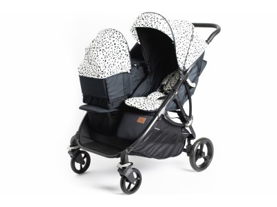 Roma Gemini Double Buggy - Dalmatian | Baby Snooze