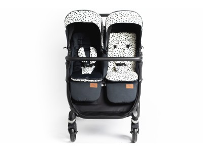 Roma Gemini Double Buggy - Dalmatian | Baby Snooze