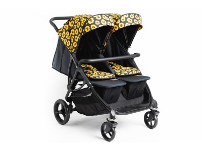 Roma Gemini Double Buggy - Sunflower | Baby Snooze