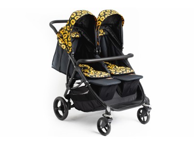 Roma Gemini Double Buggy - Sunflower | Baby Snooze