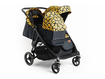 Roma Gemini Double Buggy - Sunflower | Baby Snooze