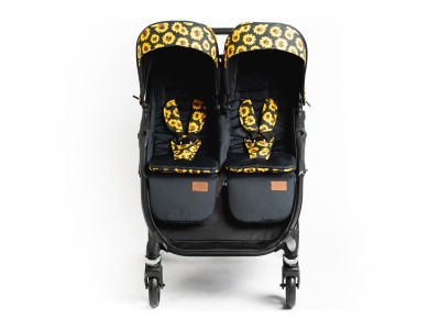 Roma Gemini Double Buggy - Sunflower | Baby Snooze
