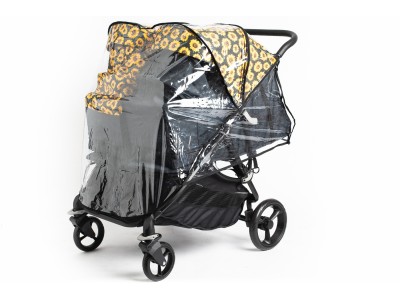 Roma Gemini Double Buggy - Sunflower | Baby Snooze