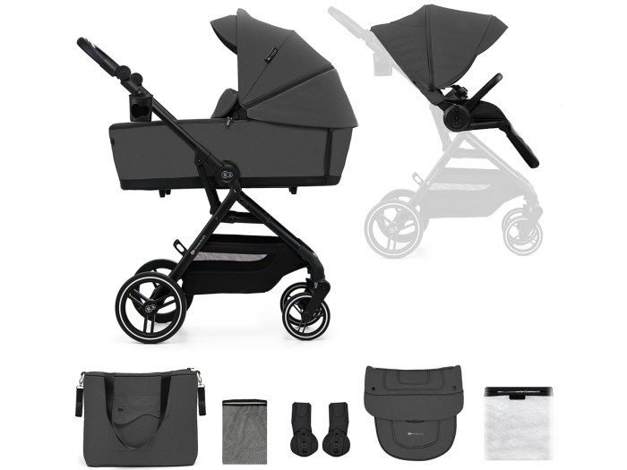 YOXI 2 in 1 pushchair - Moonlight Grey | Kinderkraft