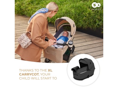 YOXI 2 in 1 pushchair - Moonlight Grey | Kinderkraft