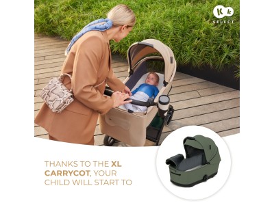 Kinderkraft YOXI 2 in 1 pushchair - Mystic Green | Baby Snooze