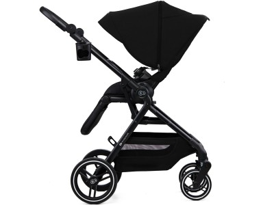 Kinderkraft YOXI 2 in 1 pushchair - Pure Black | Baby Snooze