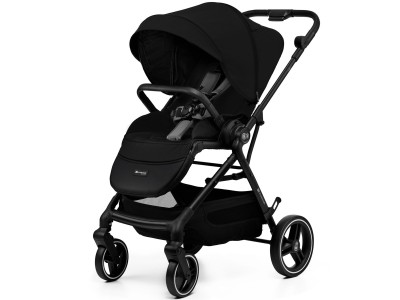 Kinderkraft YOXI 2 in 1 pushchair - Pure Black | Baby Snooze
