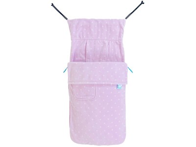 Buggysnuggle Snuggle Fleece - Dusty Dots | Baby Snooze