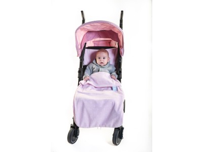 Buggysnuggle Snuggle Fleece - Dusty Dots | Baby Snooze