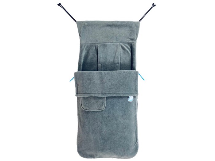 Buggysnuggle Snuggle Fleece - Just Charcoal | Baby Snooze