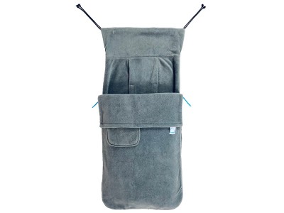 Buggysnuggle Snuggle Fleece - Just Charcoal | Baby Snooze