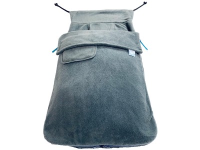 Buggysnuggle Snuggle Fleece - Just Charcoal | Baby Snooze