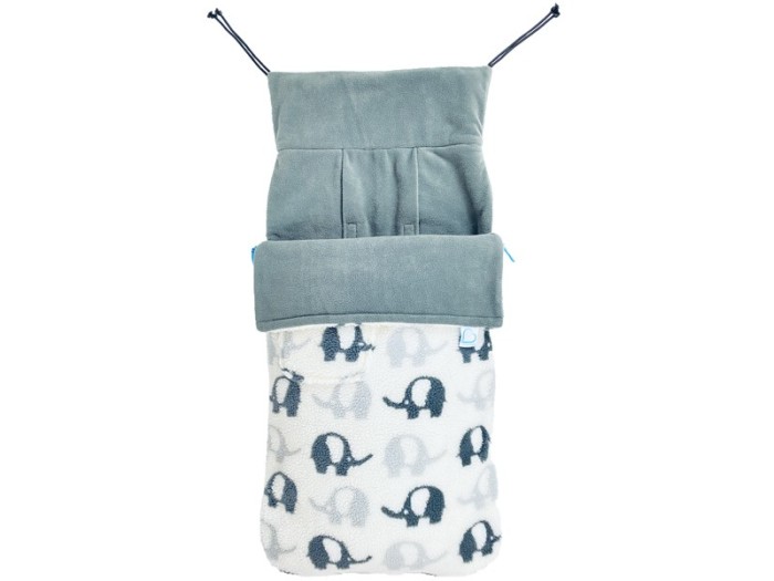 Buggysnuggle Snuggle Sherpa - Elephant Stomp | Baby Snooze