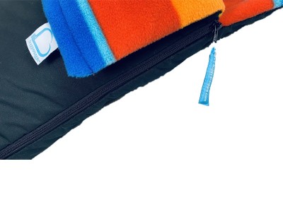 Buggysnuggle Explorer Fleece in Rainbow Extreme Colour