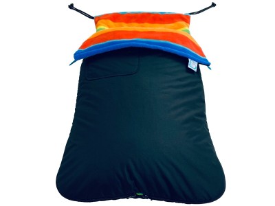 Buggysnuggle Explorer Fleece in Rainbow Extreme Colour