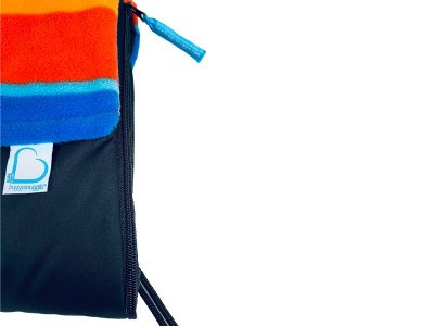 Buggysnuggle Explorer Fleece in Rainbow Extreme Colour