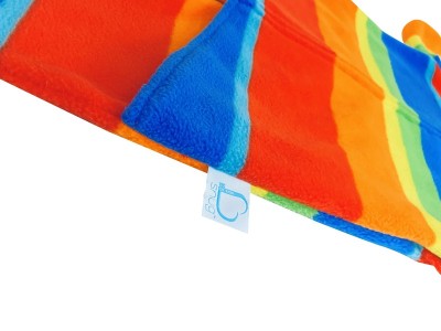 Buggysnuggle Baby Snuggle Fleece in Rainbow Extreme Colour